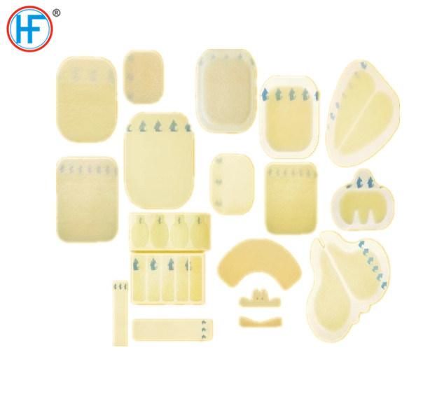 Mdr CE Approved Hot Sale Wound Dressing Semi-Transparent Radiation Sterilization Hydrocolloid Dressing