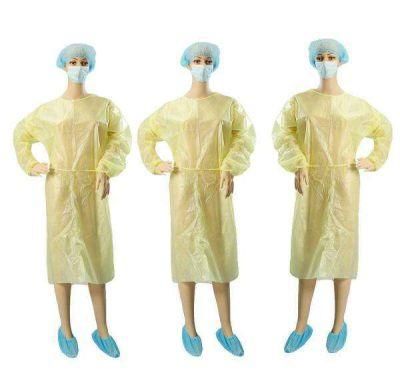 2021 New Product Body Protective Coverall Medical Surgical Pppe Isolation Gown