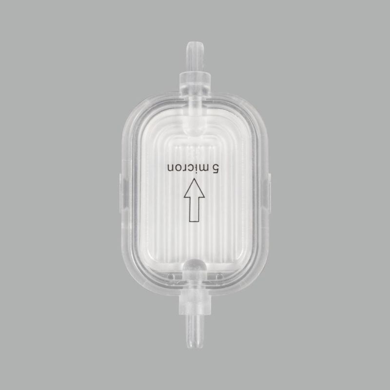 Used in Clinic or Hospital Automatic Stop Fluid Infusion Precision Liquid Filter