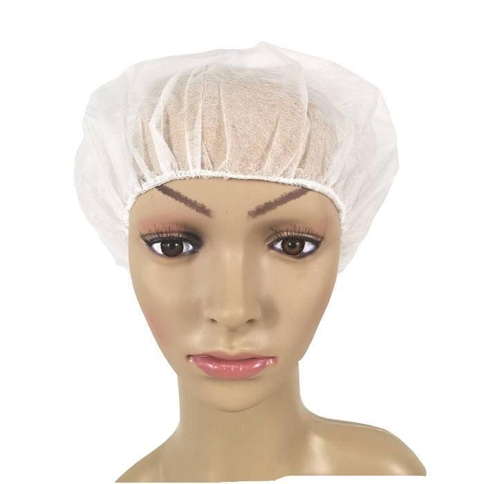 CE ISO13485 Non Woven Workshop Hygienic Hair Cover Protection Disposable Bouffant Cap