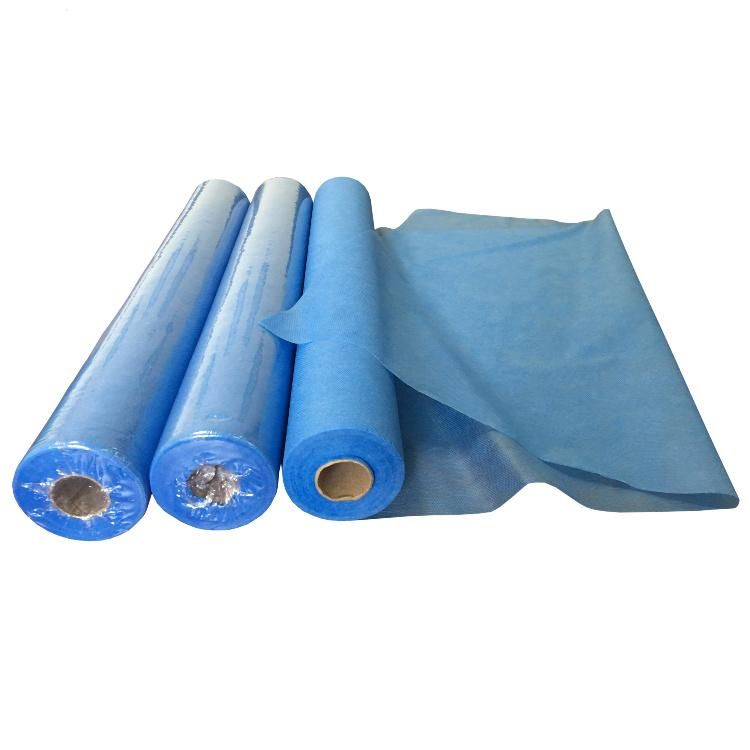 Clinic Waterproof Disposable Couch Cover Paper Bed Roll with PE Coated