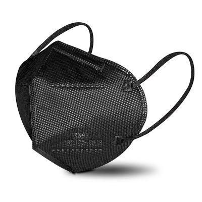 KN95 Face Mask, Breathable Protection 5-Ply KN95 Black Mask