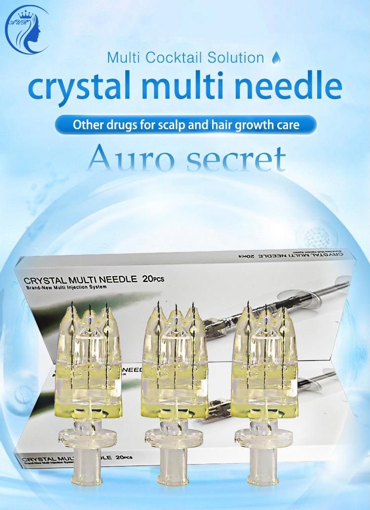 Disposable Multi Needle Water Mesotherapy / Mesotherapy Adjustable 5 Pin Crystal Multi Needle