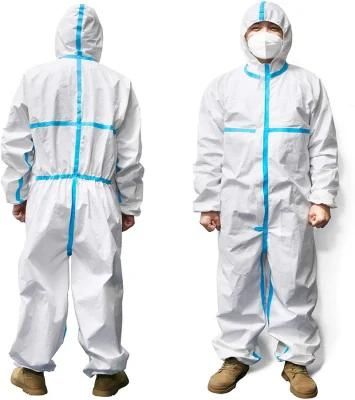 Isolation Gown SMS Disposable Coverall Suit Medical Protective Clothing