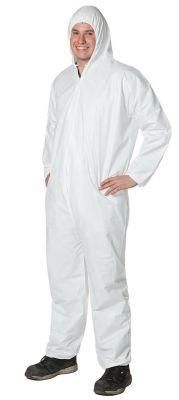 Non-Woven Dust-Proof Clothing White Labor Safely Security Protection Clothes