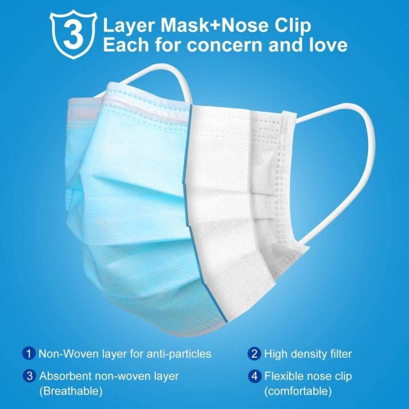 Disposable Surgical Respiratory Medical Mask Type Iir En14683 Face Mask