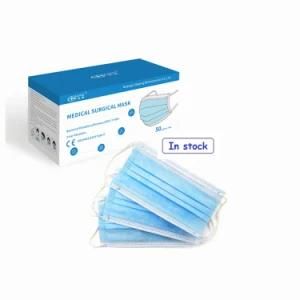 En14683 Bfe 99 Medical Supply Disposable 3-Ply Medical Surgical Face Mask with Earloop