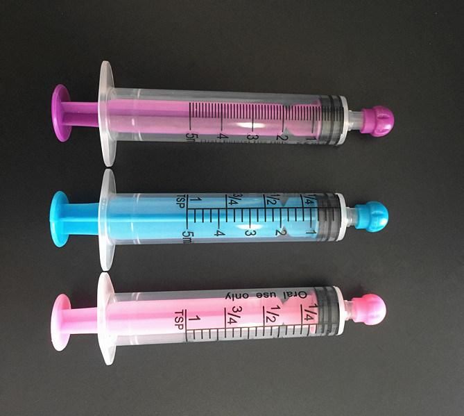 Oral Medication Feeding Syringe with Enf-It Connector with Catheter Tip