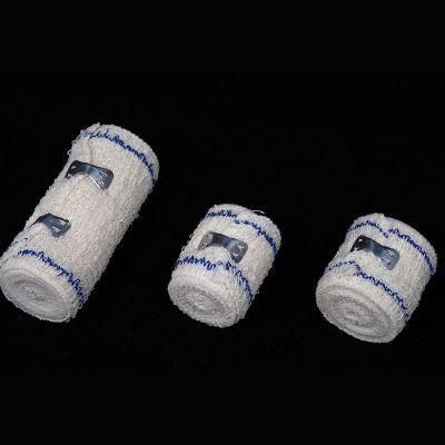 Latex Free Cotton Crepe High Elastic Bandage with Clip