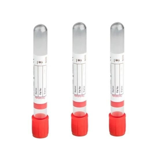 Vacuum Blood Collection Tube Plain Tube (no addtive)