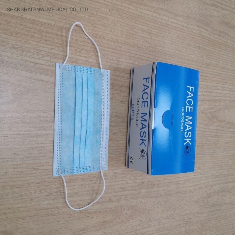 CE&ISO Certificate Medical Disposable Sterile Face Mask with Earloop