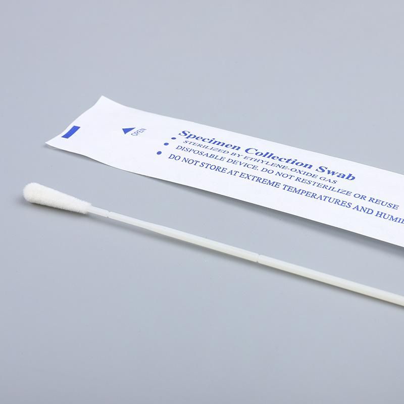 Fast Shipping Double Breakpoint Test Throat Oral Sterile Plastic Swab