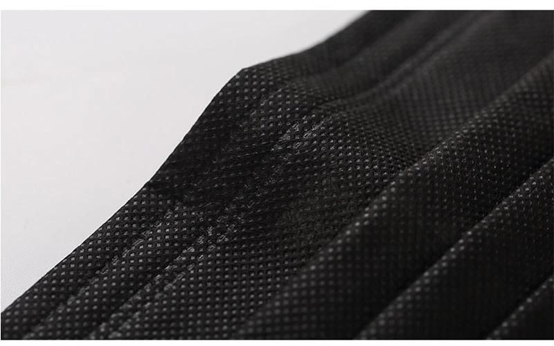 Direct Factory Medical Black Color 3 Ply Non-Woven Bfe 99% Earloop Disposable Face Mask