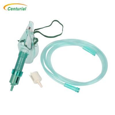 Fixable Oxygen Comcentration Range 24%~50% Multi-Vent Venturi Mask