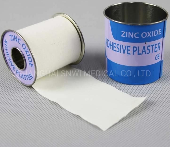 CE&ISO Certificate Approved Hot Sale Zinc Oxide Plaster with Tin Packing