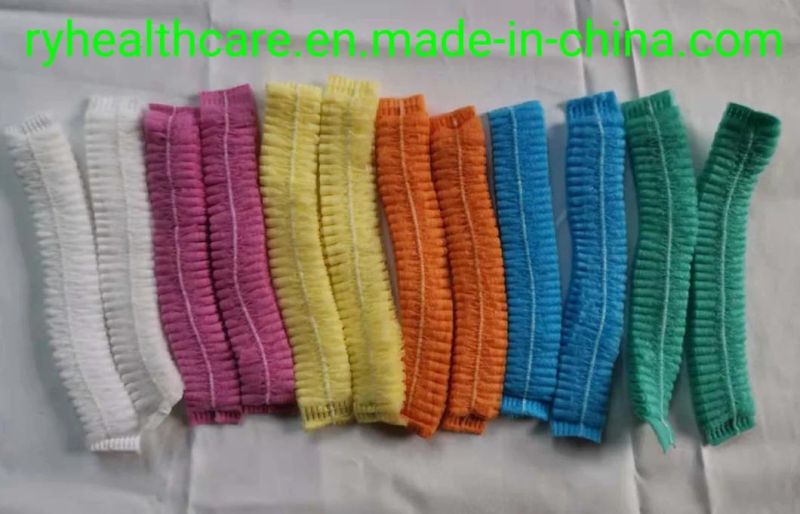 Non Woven Clip Caps Round Caps 10g 21"