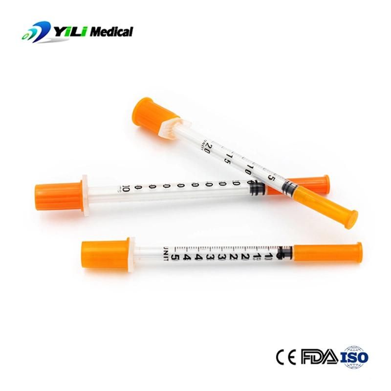Medical Plastic Disposable Syringe 0.5ml with Needle