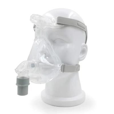 Full CPAP Silicone Face Mask for Sleep Apnea with Headgear