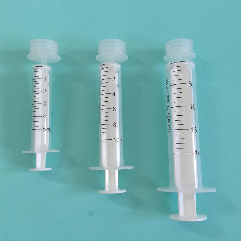 Disposable Colored 1ml 2/3ml 5ml 10ml 20ml Oral Feeding Syringe