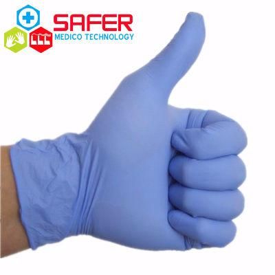 Disposable Medical Violet Nitrile Powder Free Latex Free