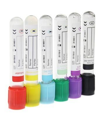 Plain Vacuum Blood Collection Tube Disposable Vacuum Blood Collection Tube