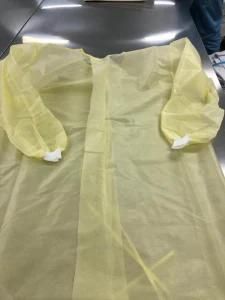 Wholesale Price High Quality Disposable Waterproof Plastic CPE Isolation Gown with Long Sleeve and Thumb Loop, Protective, Single-Use Apron