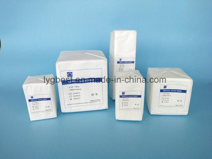 Medical Supply Disposable Medical Gauze Swab FDA Ce ISO Certificates