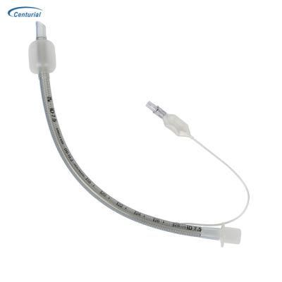 Disposable Reinforced Endotracheal Tube Cuffed Made of Medical Grade PVC