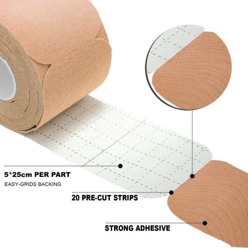 Wholesale Sport Waterproof Kinesiology Tape Muscle Tape 5cm*5m Tattoo Design