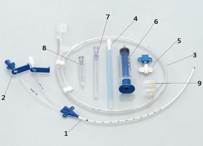 Double Lumen Steriled Central Venous Catheter and CVC Catheter Kit