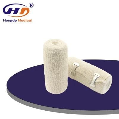 HD375 High Quality Wholesale Natural White Medical Elastic Crepe Spandex Bandage