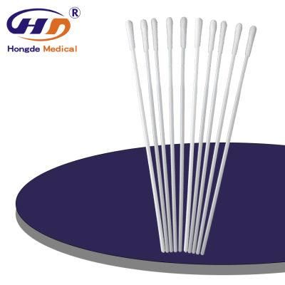 HD5 Medical Disposable Specimen Collection Sterile Nylon Flocked Nasopharyngeal Swab Throat Oral Nasal Swab with Certificates