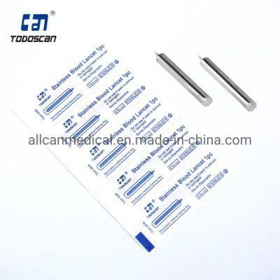 Stainless Steel Blood Lancet Needle 40*5.5 mm