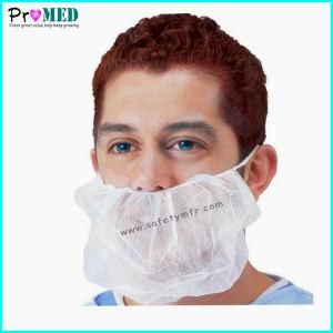 Disposable hospital/medical/dental/hotel/restaurant Nonwoven/PP/Nylon/Mesh single elastic beard mask/cover