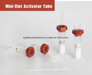 Ce Approved Medical Disposable Mini Clot Activator Tube