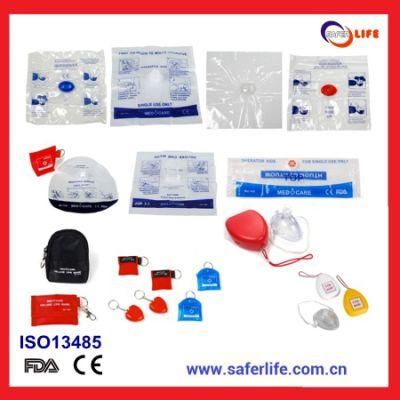 Training Gift First Aid Emergency Resuscitator Mask Wholesale CPR Face Shield Quality CPR Face Shield Barrier Face