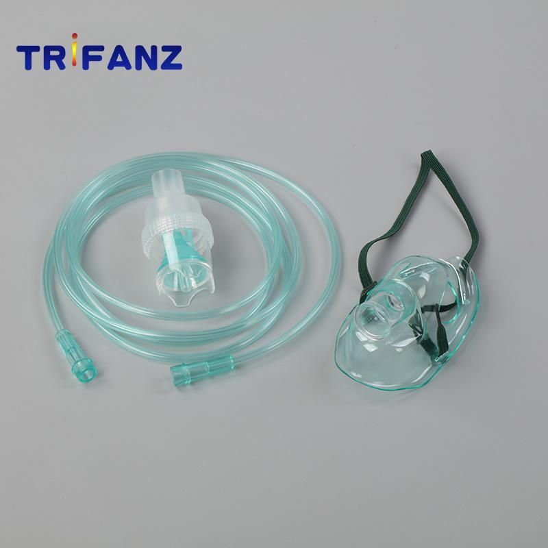 Hospital Disposable Medical Products PVC Venturi Oxygen Mask with Diluters for Neonate Child Adult