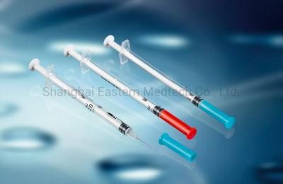 Disposable Medical Device Self-Destroy Vaccine Syringe with Fixed Needle 0.05ml, 0.1ml, 0.5ml