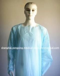 Disposable Recycle Surgical/Medical/Dental/Lab PE/LDPE/HDPE/CPE Gown