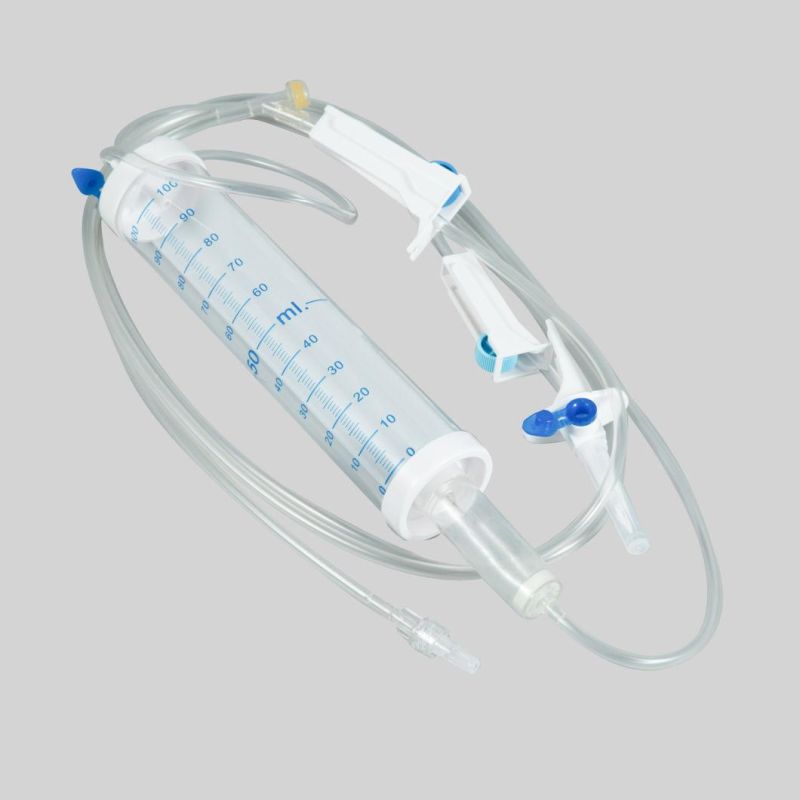 Disposable Medical Products Flow Regulator with Roller for Infusion Set Sterile