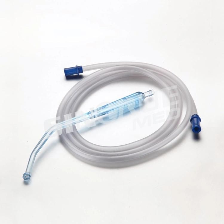 Size 3/16 1/4 9/32 Length 180cm 360cm Disposable Medical Suction Yankauer Handle with Connecting Tube