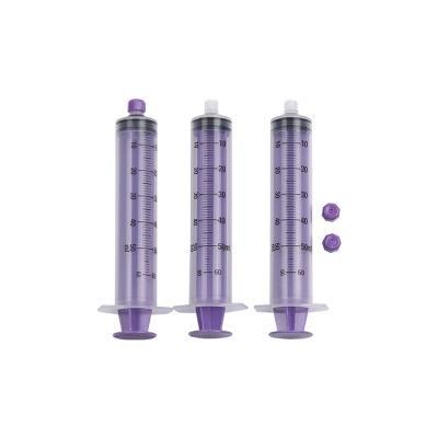 Wego Medical Disposable Feeding Syringe 100ml Colorful Enfit Syringe