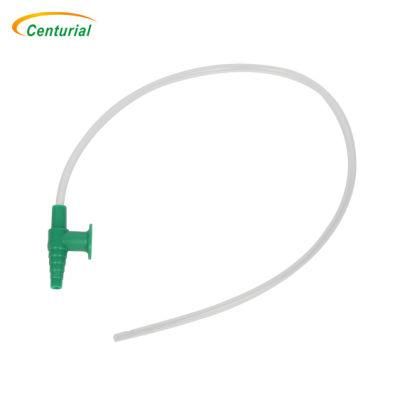 PVC Suction Catheter with T Y Plain Tip and Cap with CE Approved