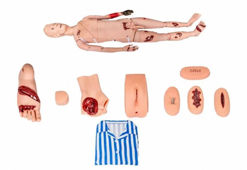 Trauma & Nursing Manikin, Full-Body Adult Nursing and Trauma Manikin