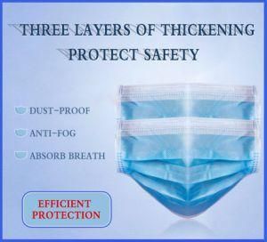 Three Layers Face Mask with Ce and FDA Certificates, Disposable Use