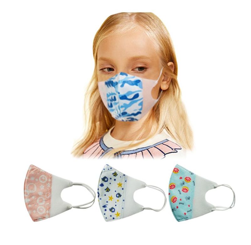 Kids Youth Face Mask 4 Layer Fully 3D