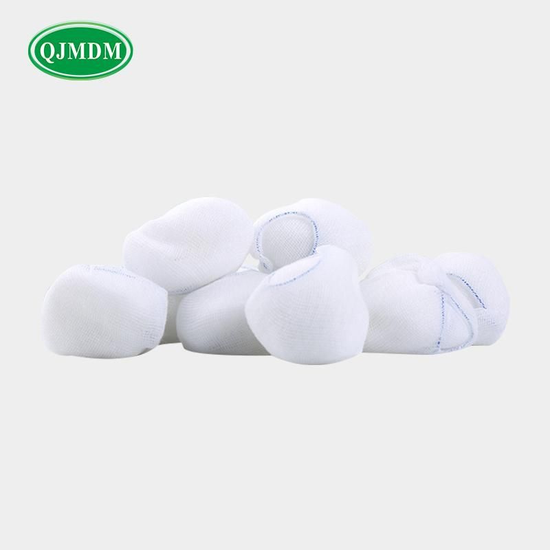 Surgery Medical White 100% Absorbent Cotton Gauze Ball