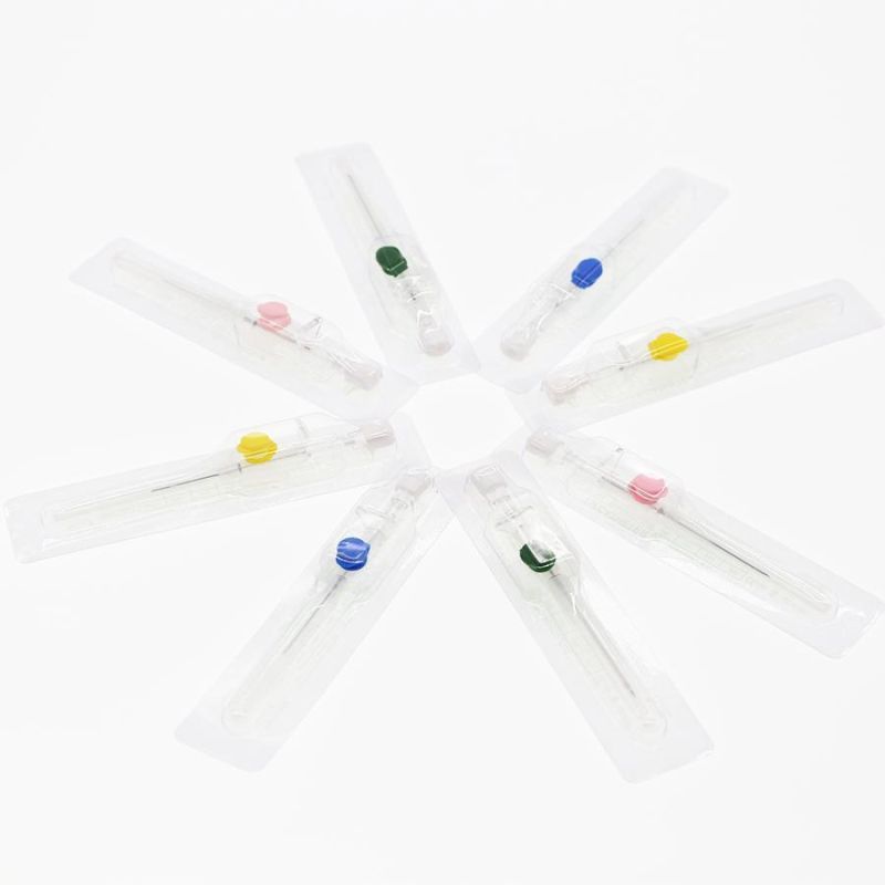 Disposable IV Cannula with Wing with Injection Port I. V. Cannula Pen Type