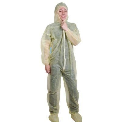 Disposable Non Woven Worker Uniform PP/PP+PE/SMS/Microporous Coverall