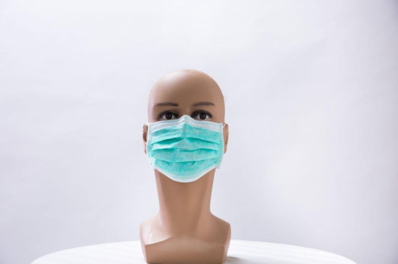 Customized 3 Ply Face Mask Filter Paper Disposable PP Nonwoven Face Mask Anti Bacteria Face Mask